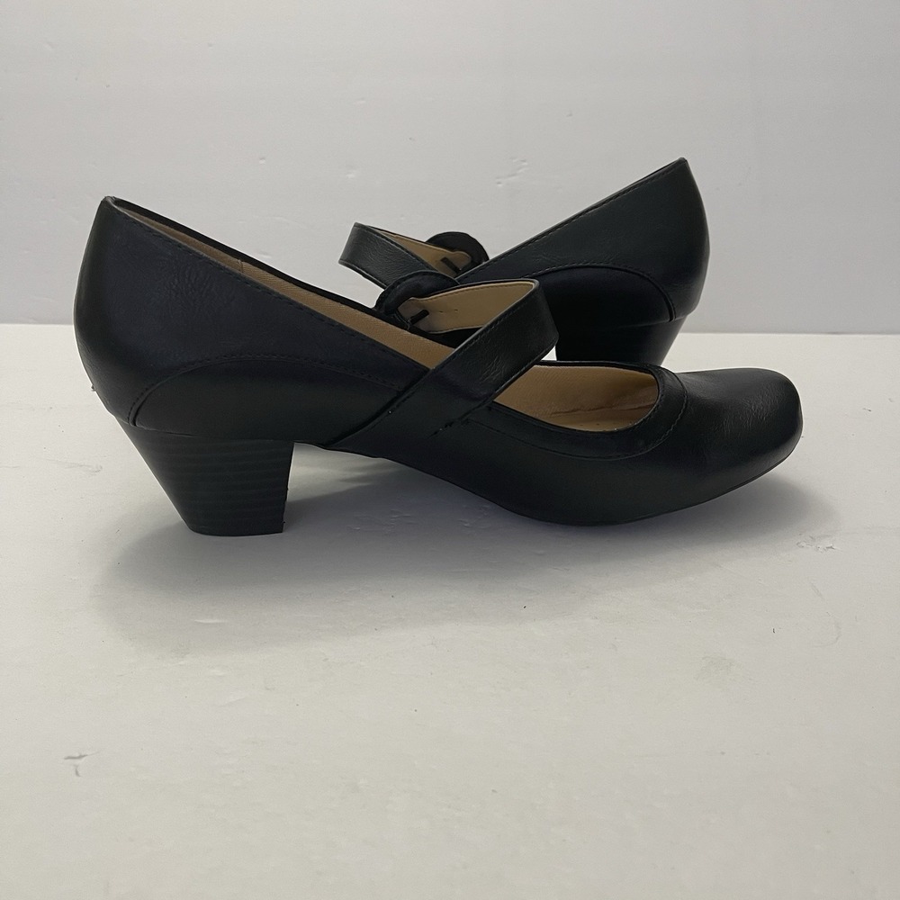 Lifestride Soft System Rozz Mary Jane Pump Black Womens 9.5 W‎ Academia Career - Picture 6 of 10
